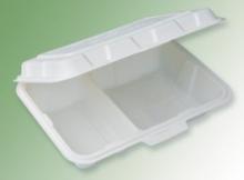 biodegradable two coms container