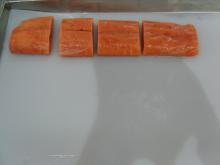 chum salmon portion