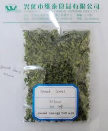  dehydrated   spinach  leaves