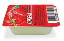 Portion pack PREMIUM 51% FRUIT Strawberry Jam 25g