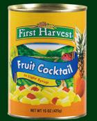 mixed fruit in syrup