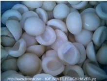 frozen  white   peach   halves 