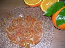 dried  candied   orange  peel