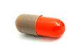 Old formula orange and grey capsules