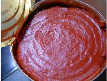 Tomato paste in drum