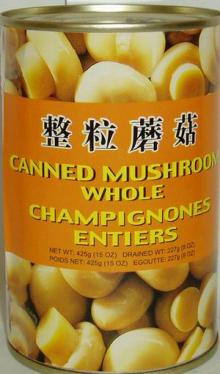 Canned mushroom (whole)