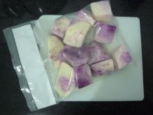 Frozen purple  yam 