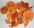 Dried and  Fresh  Fly  agar ic mushroom