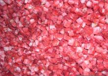 frozen strawberry dices