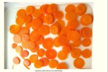  Canned   Carrot  Slices in tin/jar
