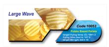 Large Wavy Potato Based Pellets