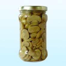  Canned  mushroom  slices  in glass jar