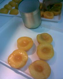 canned apricot