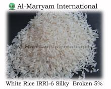 White Rice IRRI-6 Silky Broken 5%