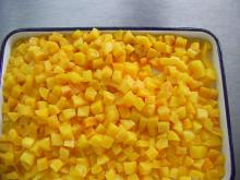 canned peach diced