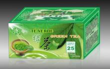 green tea bag&Té verde& tea bag