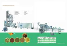 floating and sinking Fish feed processing plant