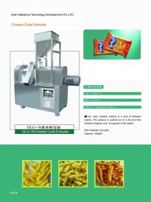 Corn curls processing plant