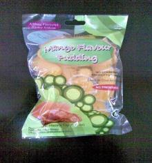 Bag fruit pudding jelly