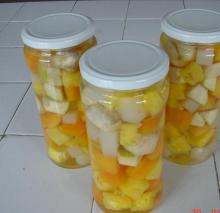 Cocktail fruits in jar 580ml