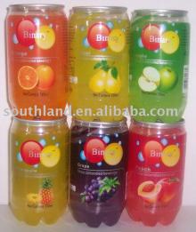 340ml carbonated frut  juice  in  pet   can 
