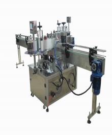 The red wine bottle double pasted labeling machine