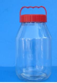 Clear glass jar