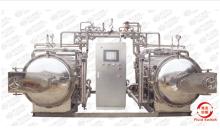 double-pot parallel connection high temperature high  pressure  sterilizing pot