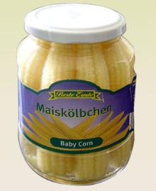 BABY CORN IN BRINE AND MARINATED