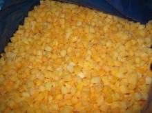Frozen  apricot   dice 