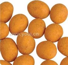 BBQ flavor coated peanuts