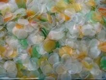 Colored prawn cracker