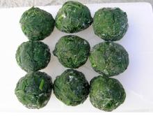 SELL Chinese  IQF   spinach   ball 