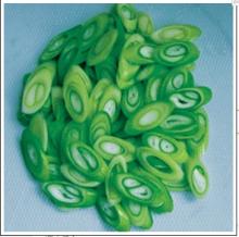5mm IQF beveling  scallion   pieces 