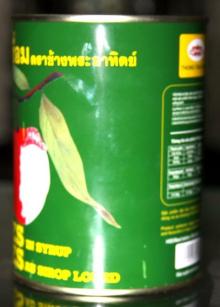Canned Lychees