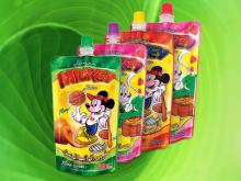 stand up spout pouch for juice 200ml