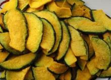 Vaccum Fried Crisp pumpkin chips