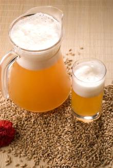 brewed wheat beer