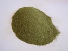 Dried stevia leaf powder