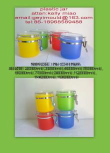  plastic   jar 