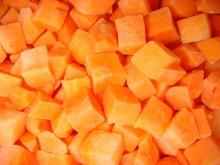 frozen carrot dices(iqf carrot dices)