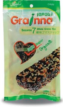 Black Sesame Seeds with Whole Grains Snack Bar