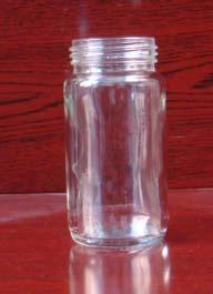 110ml cylindrical glass jar