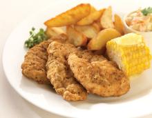 Southern Fried Chicken Goujons from fillet.