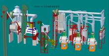 complete flour grinding mill line