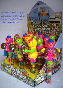 Play Cymbal  Bear   Toy  Candy (HF80704)