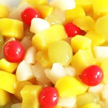 canned mixed fruit