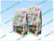 Recyle Zipper Candy And Chocolate Square Bottom Bag