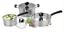 hot selling 6pcs stainless steel cookware set