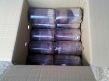 black fungus logs